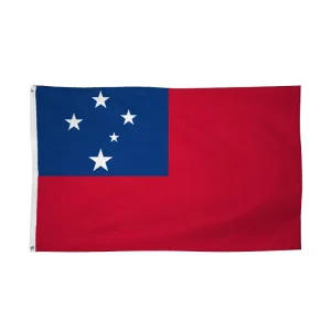 Custom 3×5 ft Flying Polyester Star Countries National Flags Banners Print American Samoa Flag Sports Style Fiberglass Flagpole