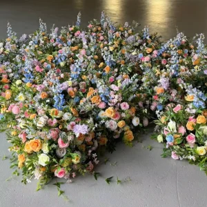 Custom 40cm 50cm 60cm 70cm Wedding Centerpiece Flower Arrangement Handmade Floral Silk Wedding Table Flower Ball