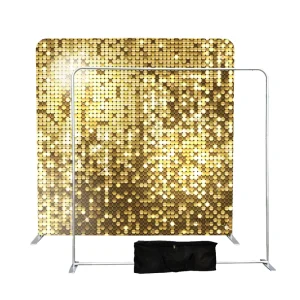 Custom 8ft Single Side Tension Fabric Backdrop for Photography Halloween Christmas Festival Event Exhibition Background