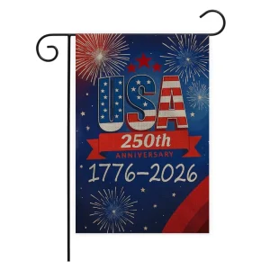 Custom American Style Family Garden Canvas Flag 12×18 Inches Polyester Canvas 250 Designs for Christmas Halloween Thanksgiving