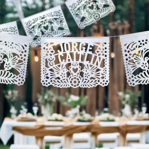 Custom Banner Wedding Hanging Decor Mexican Fiesta Party Decoration Banner Colorful Mexican Decorations