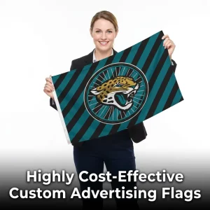 Custom Campaign Banners UV Resistant Double Sided Digital Silk Screen Printed Waterproof for Candidate Rally Knitted Polyester