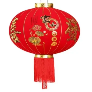 Custom Chinese Traditional Red Silk Lantern New Year Festival Party Decorations