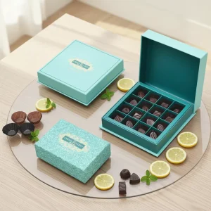 Custom Christmas Candy Packaging Luxury Chocolate Gift Boxes for Various Snacks Dried Fruits Nuts and Biscuits