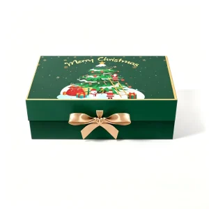 Custom Christmas Gift Boxes with Magnetic Closures Perfect for Holiday Party Decorations and Gift Wrapping
