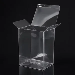 Custom Clear PET Folding Plastic Box Transparent Packaging Box For Gift, Retail, Toy & Cosmetic Packaging
