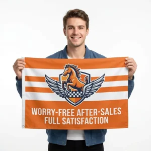 Custom Club Banners Fade Resistant Single Double Sided Print for Office Department Premium Polyester Fast Delivery C