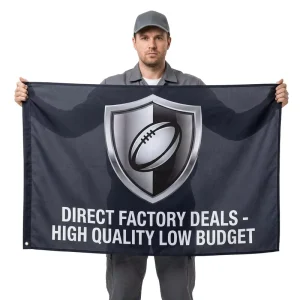 Custom Club Banners Premium Polyester for Corporate Team Building Dye Sublimation Printing Source Factory Tear Resistant