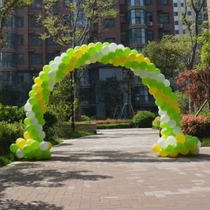 Custom Colorful Balloon Arch Stand For Grad Birthday Parties And Events Decoration
