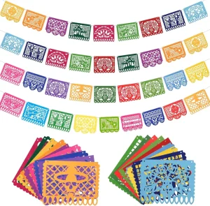 Custom Day of Dead Papel Picado Dia De Los Muertos Garland Flag Felt Taco Party Decorations Mexican Fiesta Banners