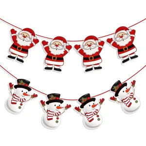Custom Designed Hanging Paper Banner Christmas Happy Birthday Decoration Supplies for Party Celebrations
