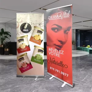 Custom Digital Printing 80cm X 200cm Roll up Banner Stand for Outdoor Events Fairs Festivals Advertising Banner