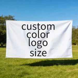 Custom Digital Printing Flag for China Design Festival Knitted Polyester Big Advertising Banner
