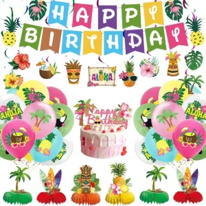 Custom Disposable Dinner Plate Kit for Guest Kids Birthday Party Colorful Table Decorations