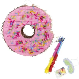 Custom Donut Theme Party Item Hanging Pinata Table Decoration Mini Pinatas Toy for Kid Birthday Party Supplies