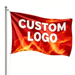 Custom Double Sided Polyester Promotional Advertising Outdoor Business Festival 3*5 ft Flag and Banner