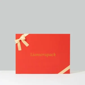 Custom Eco Friendly Biodegradable Ribbon Gift Box Lid And Base Packaging Luxury Paper Box Logo FSC
