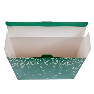 Custom Eco-Friendly Folding Paper Gift Matt Lamination Embossing Tuck Top for Holiday Party Favor Gift Packaging