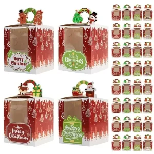 Custom Featuring Inner Reinforcement Apple Holiday Seasonal Packaging Container Party Gifts Birthday Festive Paper Gift Box