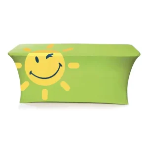 Custom Fitted Spandex Table Cloth Designs Stretch Fitted Table Cloth Party Tables Cover Runner