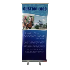 Custom Full Color Printed Portable Retractable Roll up Banner for Business Event Marketing and Brand Awareness