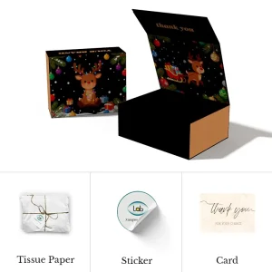 Custom Gift Boxes Thanksgiving Day Christmas Present Luxury Magnetic Large Holiday Gift Box Packaging