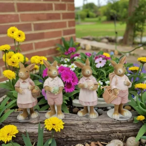 Custom Handmade Resin Rabbit for Easter Decorations in Outdoor Gardens