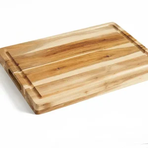 Custom High Quality Rectangular Acacia Wood Cutting Board Double Sided Wooden Chopping Board for Kitchen Use