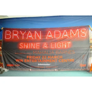 Custom Huge Music Festival Poster Printing Outdoor Events Banner Band Music Festival Polyester Fabric Stage Backdrop Banner