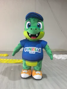 Custom Inflatable Dinosaur Mascot Costume with Logo Adult Walking Dino Outfit for Advertising Promotion Cosplay