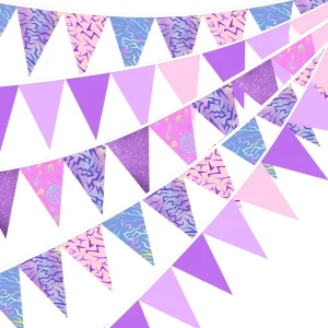 Custom K POP Party Decorations Birthday Party Wedding Decorations Triangle Banners Flags