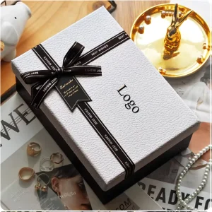 Custom Large High End Empty Gift Box for Birthday and Cosmetic Gifts Ceremony Style Christmas Holiday Packaging Box