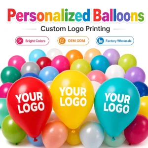 Custom Latex Balloons Printed Logo Garland Arch Kit Helium Birthday Wedding Baby Shower Christmas Easter Halloween Party