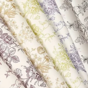 Custom Logo 17g Printed Tissue Paper Packaging Christmas Gift Flower Waterproof Luxury Korean Wrapping Tissue Paper For Garment