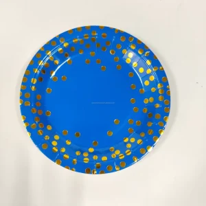 Custom Logo Cartoon Paper Plates for Birthday Party Disposable Tableware Festival Home Decoration Supplies