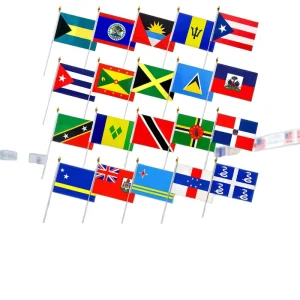 Custom Logo Football Games National Bunting Flag Banners Polyester String Decorative String Flags