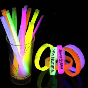 Custom Logo LED Light up Bracelet Flashing Sports Wristband Glow in the Dark Party Supplies for Concerts Festivals Sports Party