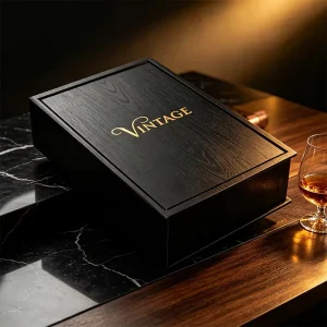 Custom Logo Luxury Rigid Cardboard Private Label Eco Friendly Beverage Liquor Whisky Packaging Paper Gift Box