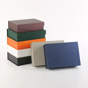 Custom Logo Multi Color Magnetic Closure Book Style Gift Box Matte Rigid for Wedding Corporate Candle Wallet Gifts