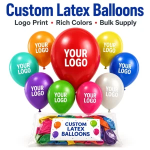 Custom Logo Printed Latex Balloons 12 Inch Helium Birthday Wedding Anime Number Party Advertising Decoration Christmas Halloween