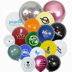 Custom Logo Printed Latex Balloons Promotional Advertising Balloons Manufacturer For Events Parties