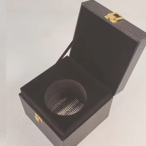 Custom Luxury Caviar Gift Box Rigid Black Packaging