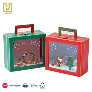 Custom Luxury Christmas Decoration Gift Carton Christmas Eve Packaging Box