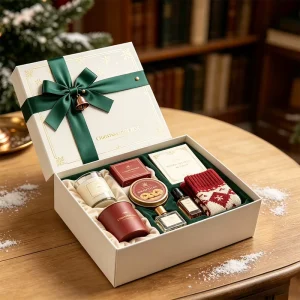 Custom Luxury Christmas Gift Box, Rigid Paper Packaging Box for Wine, Tea and Cosmetics