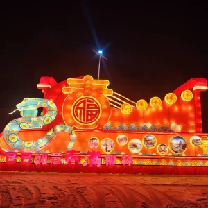 Custom Made Christmas Parade Float Lantern for Festival and Halloween Celebration Parade
