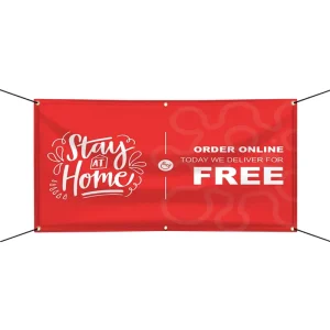 Custom Mesh Banner for Events Festivals and Business Trade Show Displays