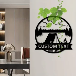 Custom Metal Signage Plaque with Stainless Steel High Definition Finish for Home Office Decor