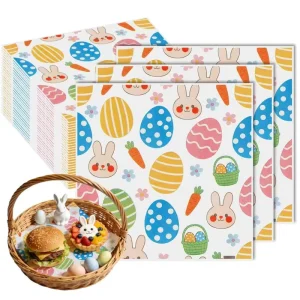 Custom Oil Proof Parchment Baking Butter Sandwich Packaging Wrap Food Safe Wax Greaseproof Coated Paper for Burger Wrapping