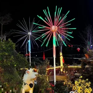 Custom Outdoor Festival Lighting Led Firework Light Waterproof Christmas Decorative Lights