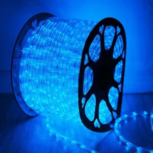 Custom Outdoor Holiday Christmas LED Rope Light 220V IP65 Waterproof 360 Degree Rainbow Tube Electrical Lighting